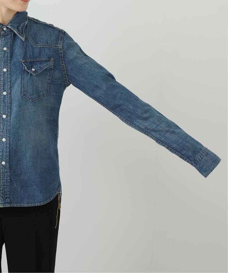 REMI RELIEF/レミレリーフ】DENIM SHORT シャツ（シャツ／ブラウス  