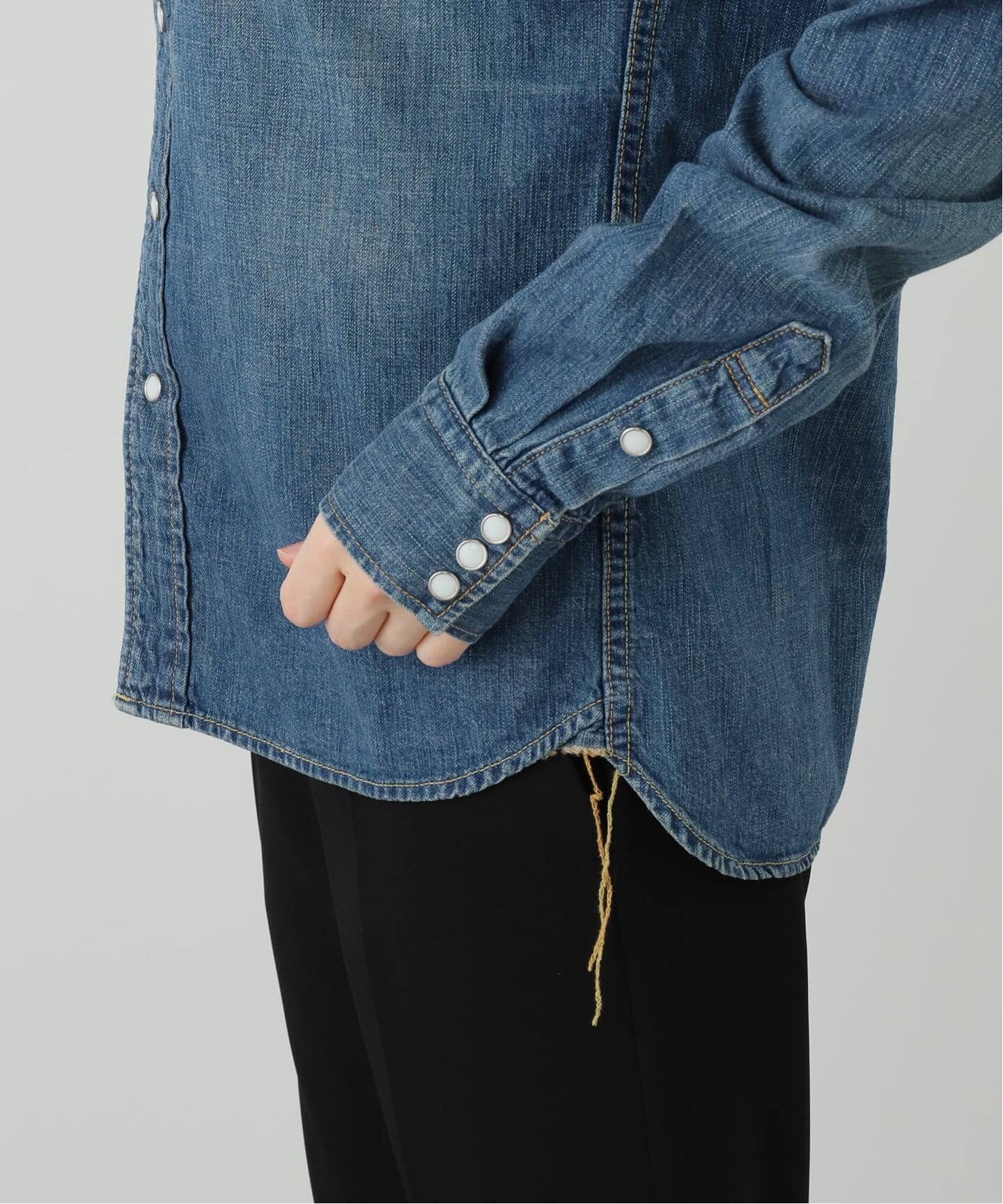 REMI RELIEF/レミレリーフ】DENIM SHORT シャツ（シャツ／ブラウス