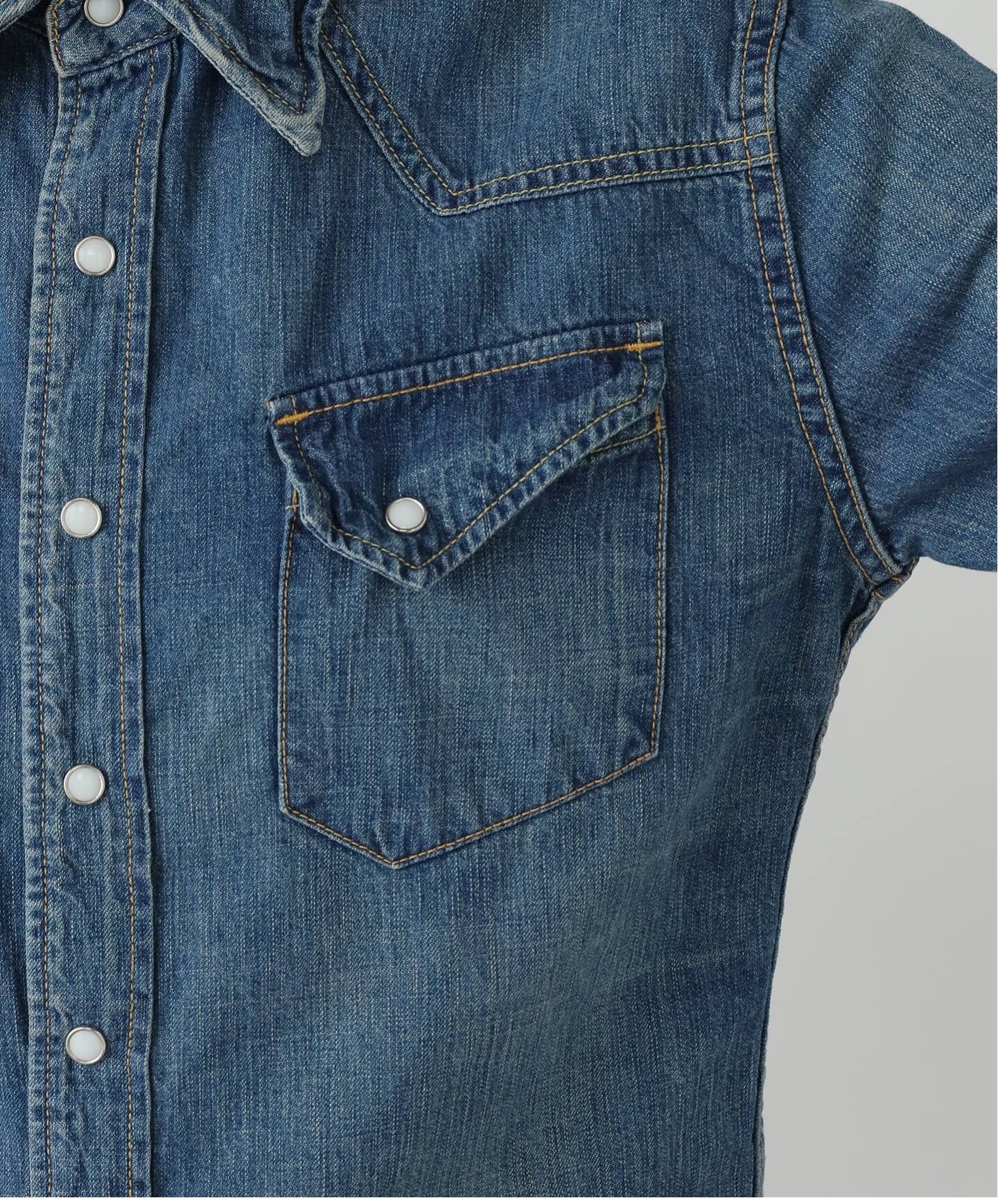 REMI RELIEF/レミレリーフ】DENIM SHORT シャツ（シャツ／ブラウス