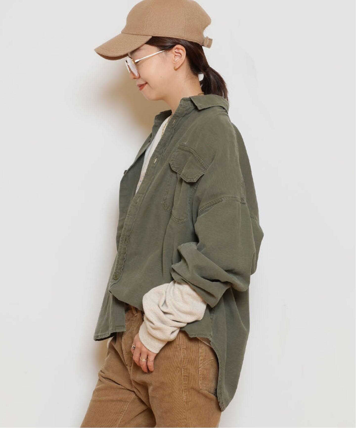 MUSEdeDeuxiemeClasseレミレリーフWIDEMILITARシャツ MUSEdeDeuxiemeClasseレミレリーフWIDEMILITARシャツ - メルカリ