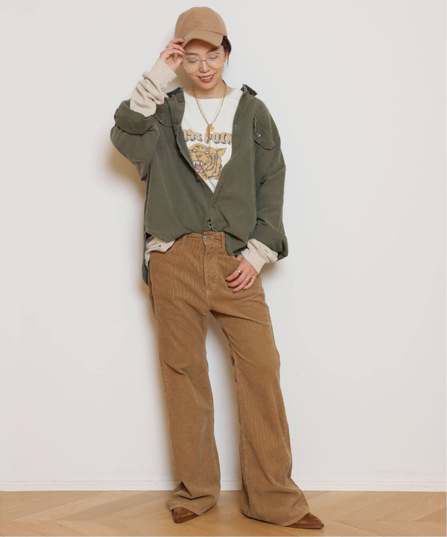 REMI RELIEF/レミレリーフ】WIDE MILITARY シャツ（シャツ／ブラウス 