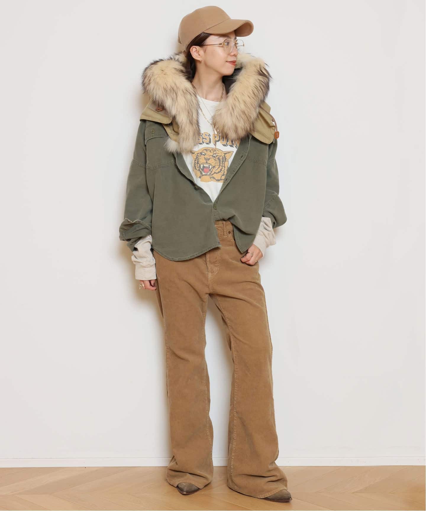 REMI RELIEF/レミレリーフ】WIDE MILITARY シャツ（シャツ／ブラウス