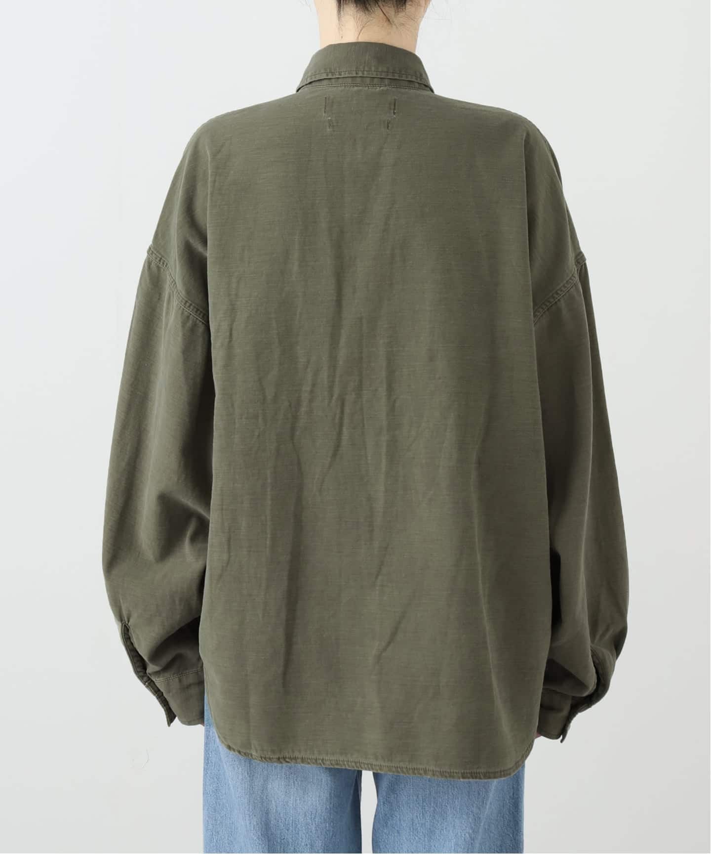 REMI RELIEF/レミレリーフ】WIDE MILITARY シャツ（シャツ／ブラウス