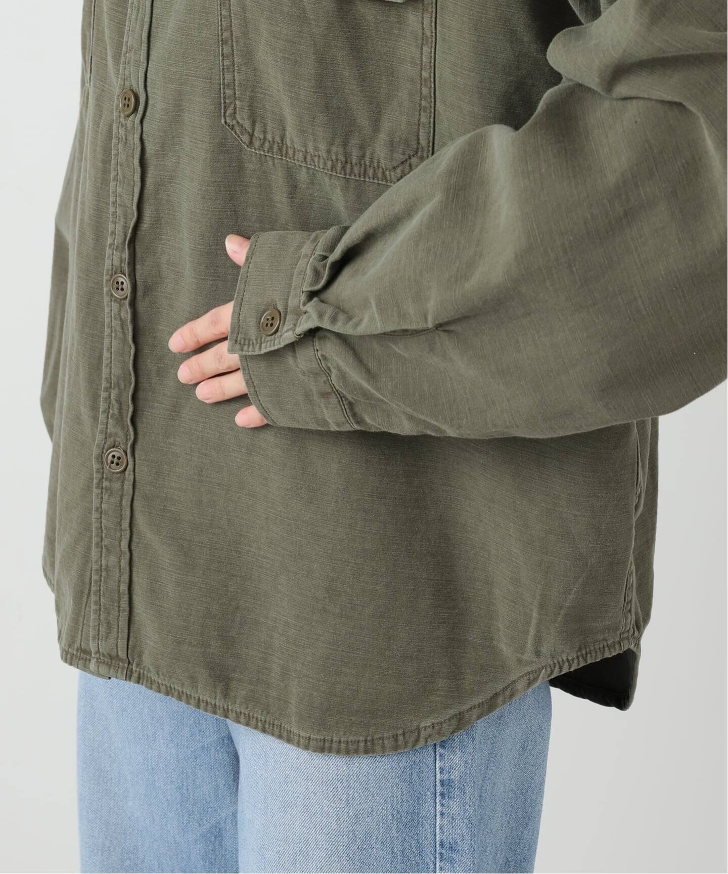 REMI RELIEF/レミレリーフ】WIDE MILITARY シャツ（シャツ／ブラウス 