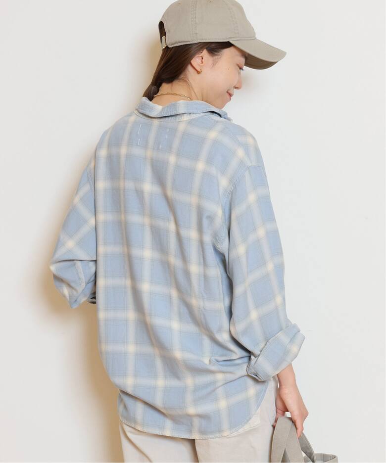 REMI RELIEF/レミレリーフ】 RAYON チェックシャツ《2》（シャツ 