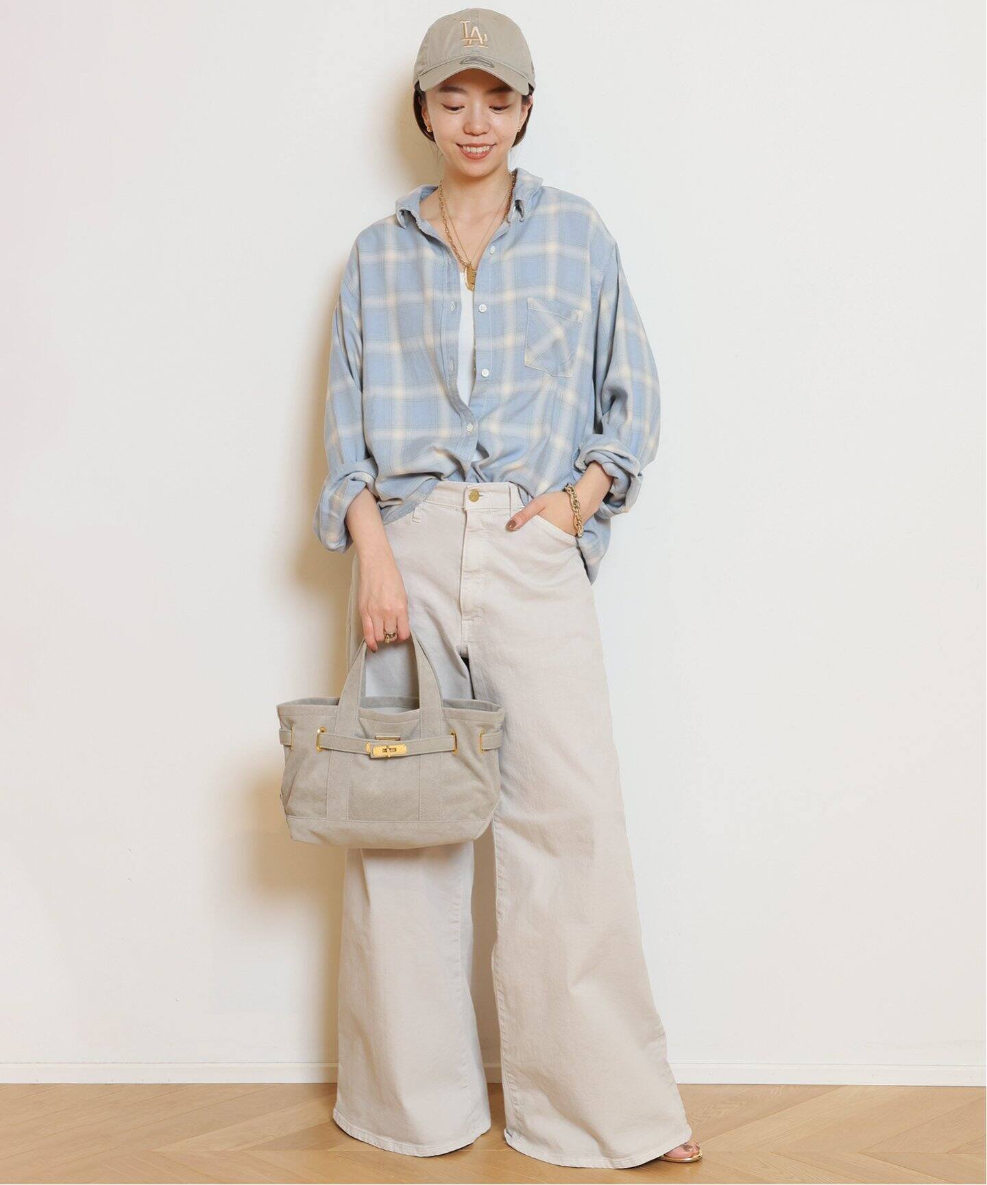 REMI RELIEF/レミレリーフ】 RAYON チェックシャツ《2》（シャツ 