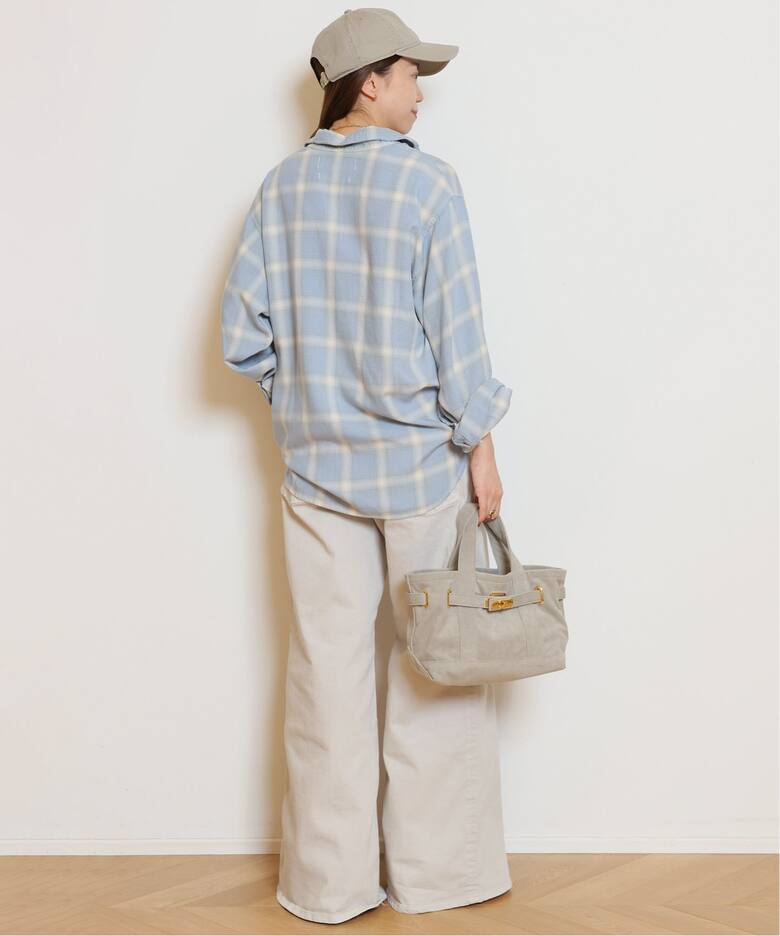 REMI RELIEF/レミレリーフ】 RAYON チェックシャツ《2》（シャツ 