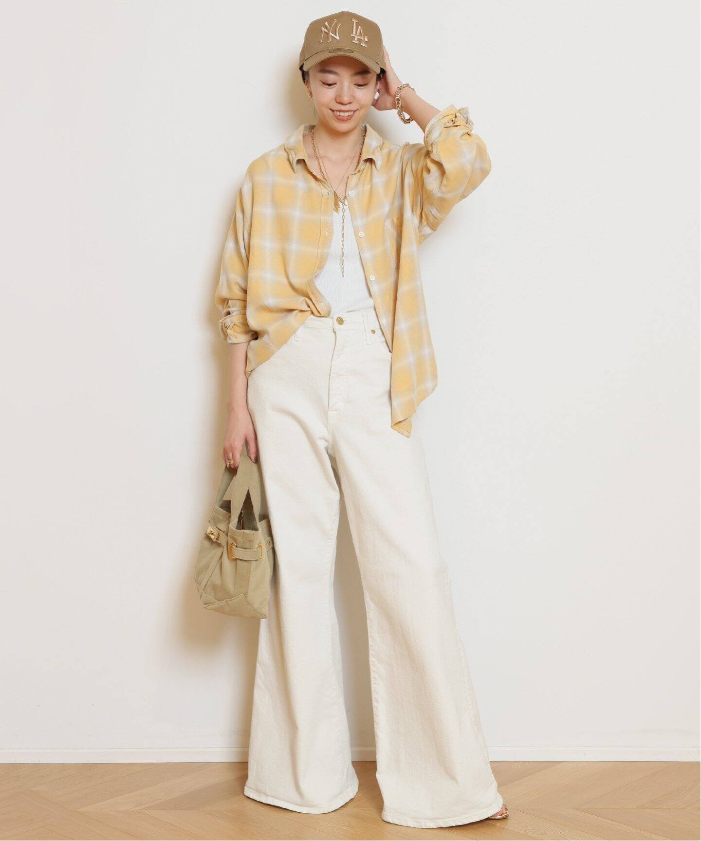 REMI RELIEF/レミレリーフ】 RAYON チェックシャツ《2》（シャツ 