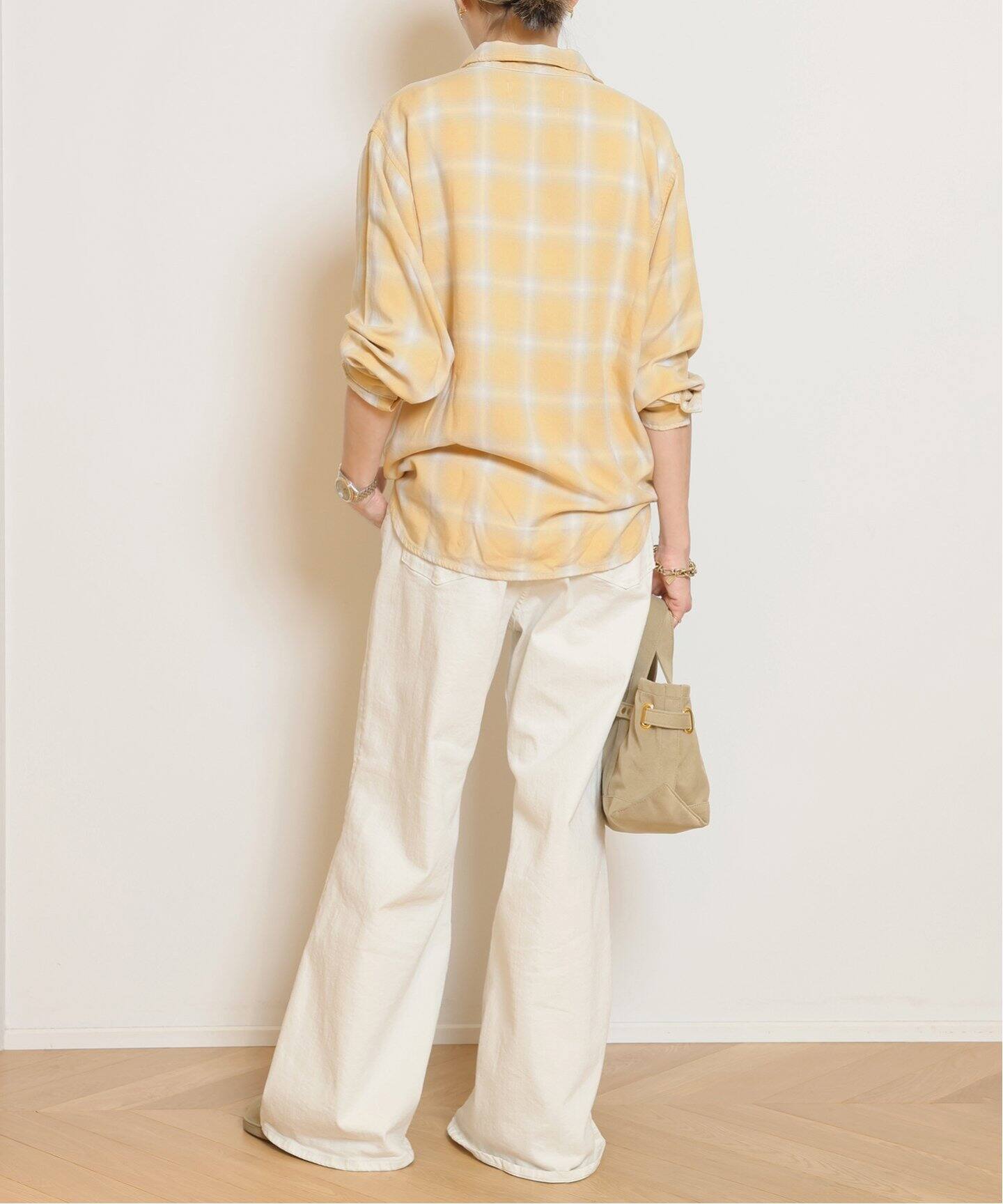 REMI RELIEF/レミレリーフ】 RAYON チェックシャツ《2》（シャツ 