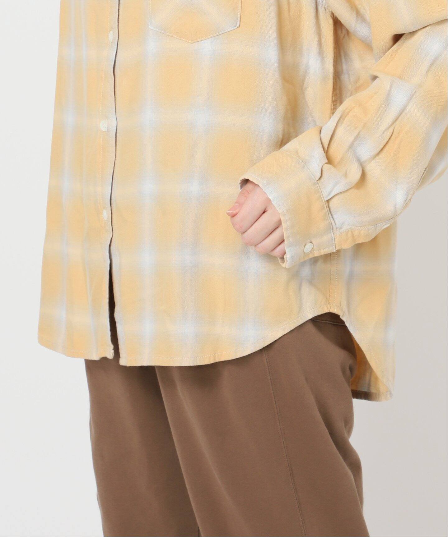 REMI RELIEF/レミレリーフ】 RAYON チェックシャツ《2》（シャツ 