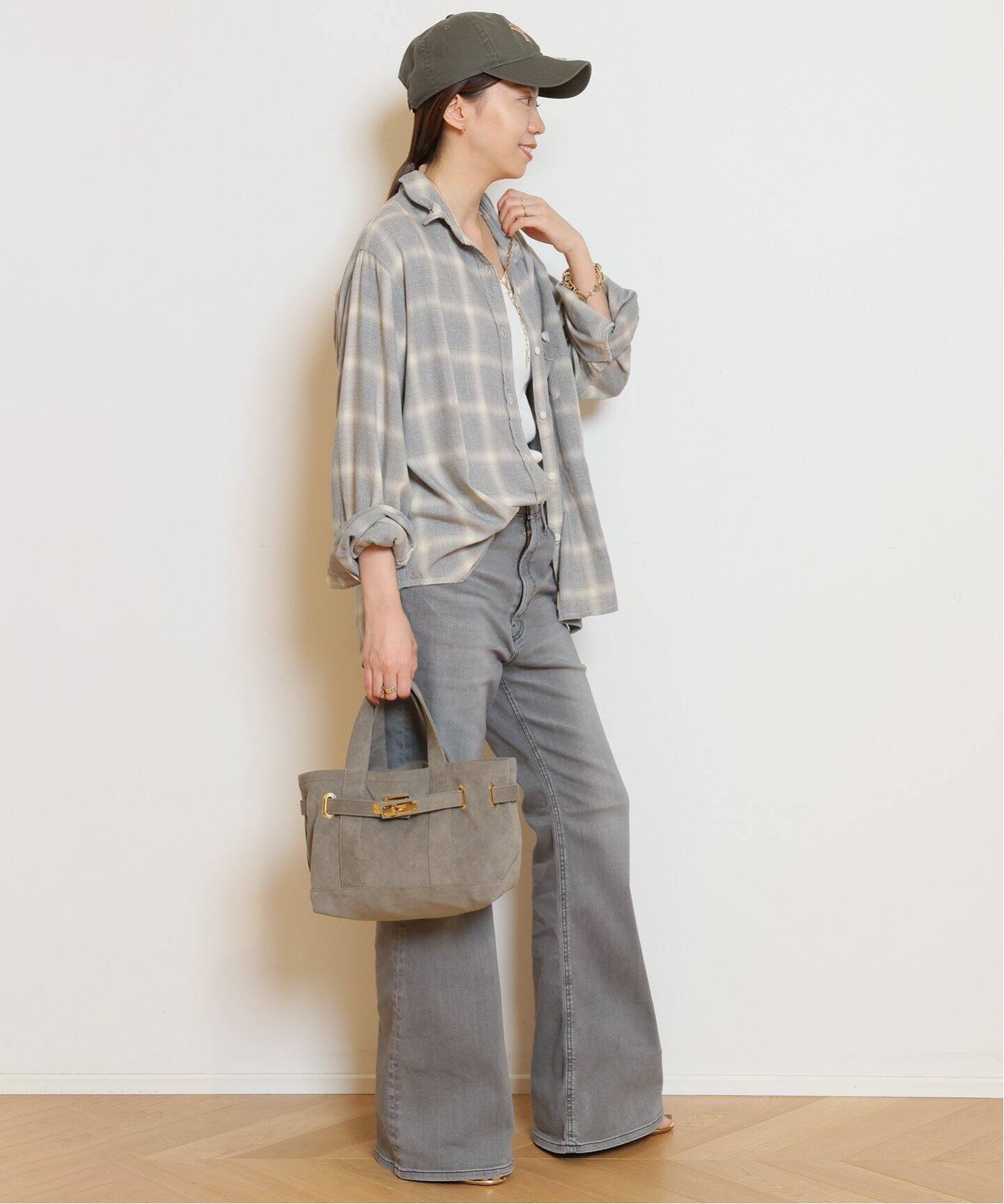 REMI RELIEF/レミレリーフ】 RAYON チェックシャツ《1》（シャツ 
