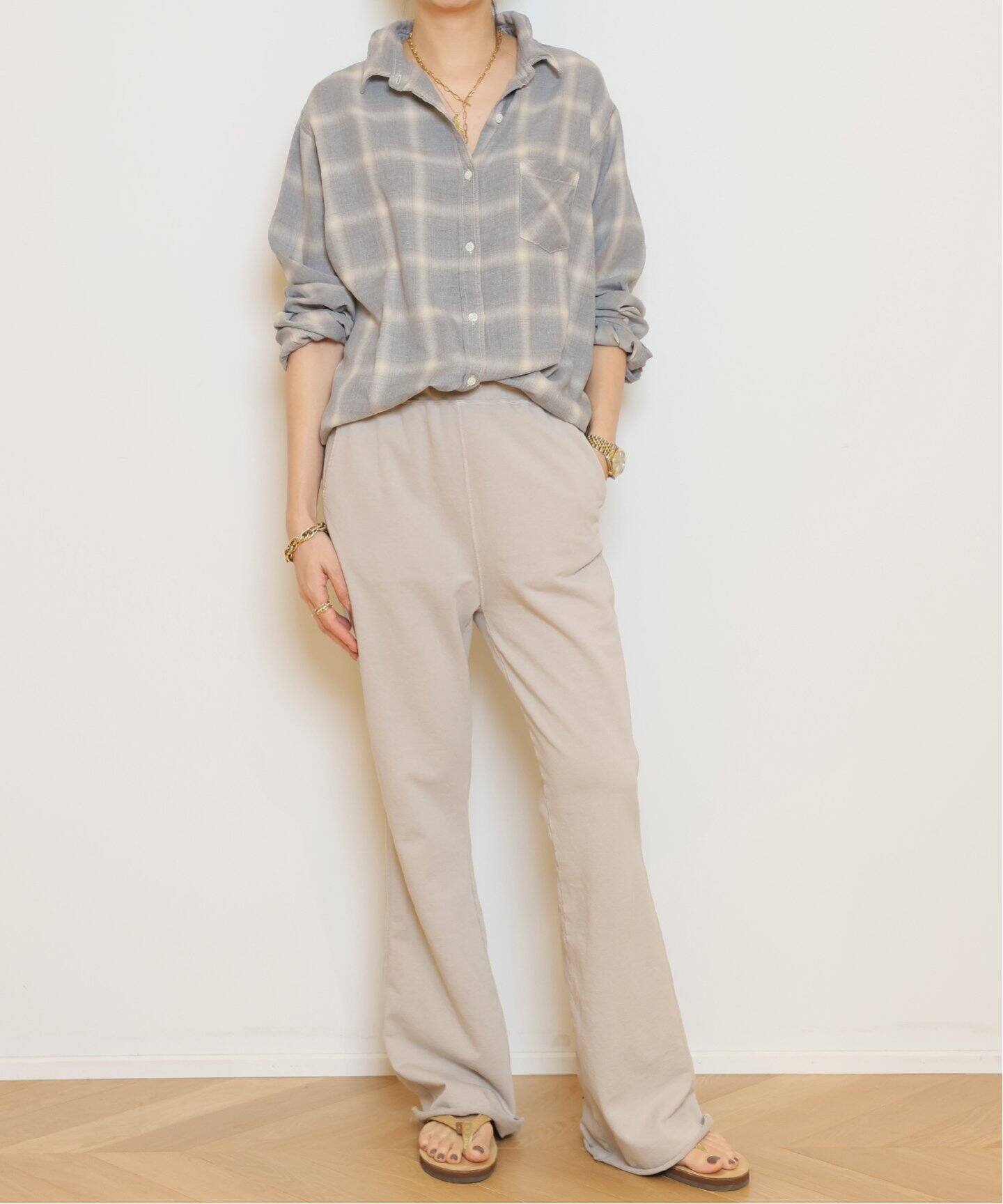 REMI RELIEF/レミレリーフ】 RAYON チェックシャツ《3》（シャツ 