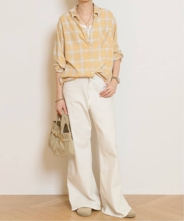 REMI RELIEF/レミレリーフ】 RAYON チェックシャツ《3》（シャツ 