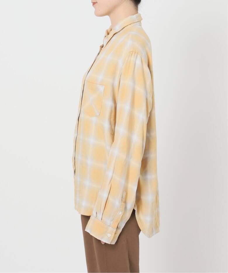 REMI RELIEF/レミレリーフ】 RAYON チェックシャツ《3》（シャツ