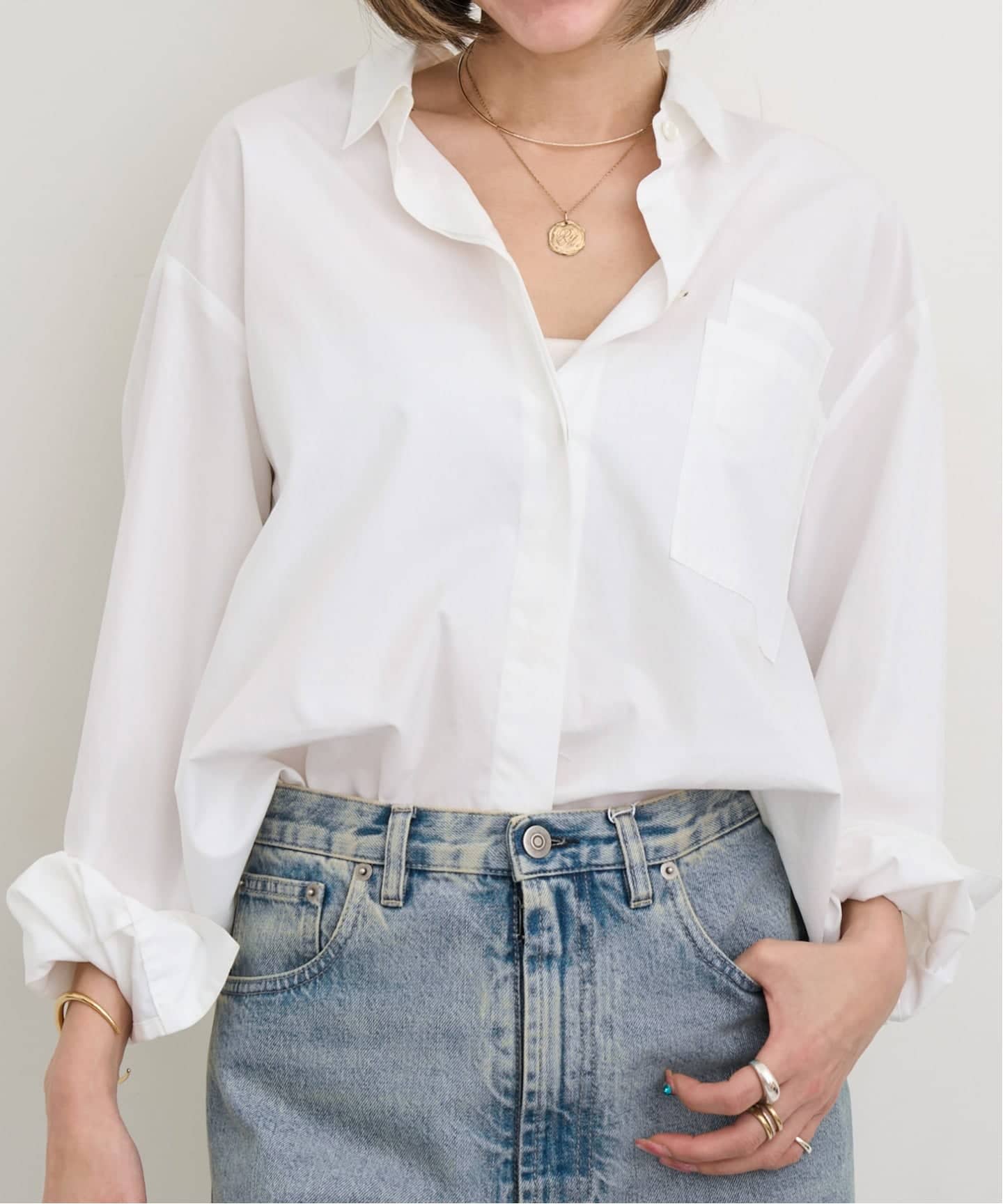 ELEGANT SHIRT(POPLIN)（シャツ／ブラウス）｜L'Appartement