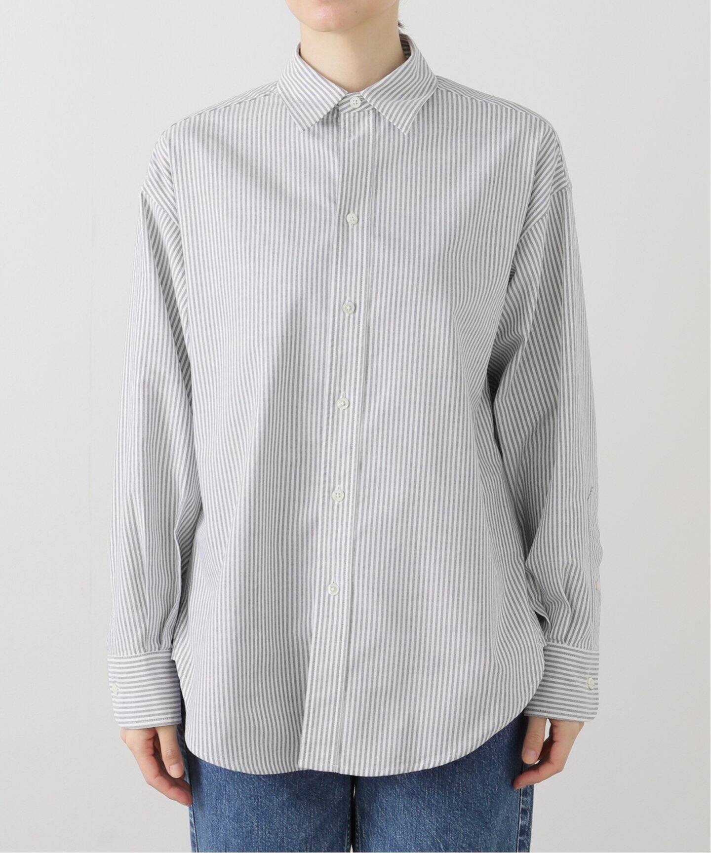 Cooldry Oxford Stripe Shirts（シャツ／ブラウス）｜L