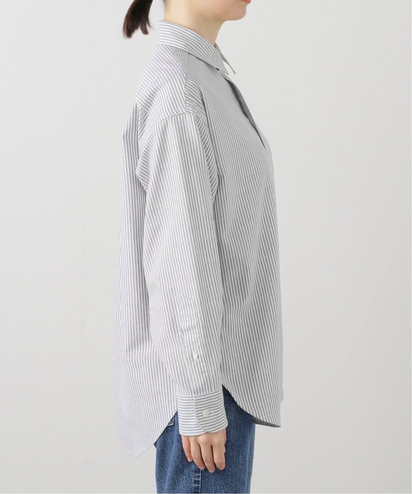Cooldry Oxford Stripe Shirts（シャツ／ブラウス）｜L