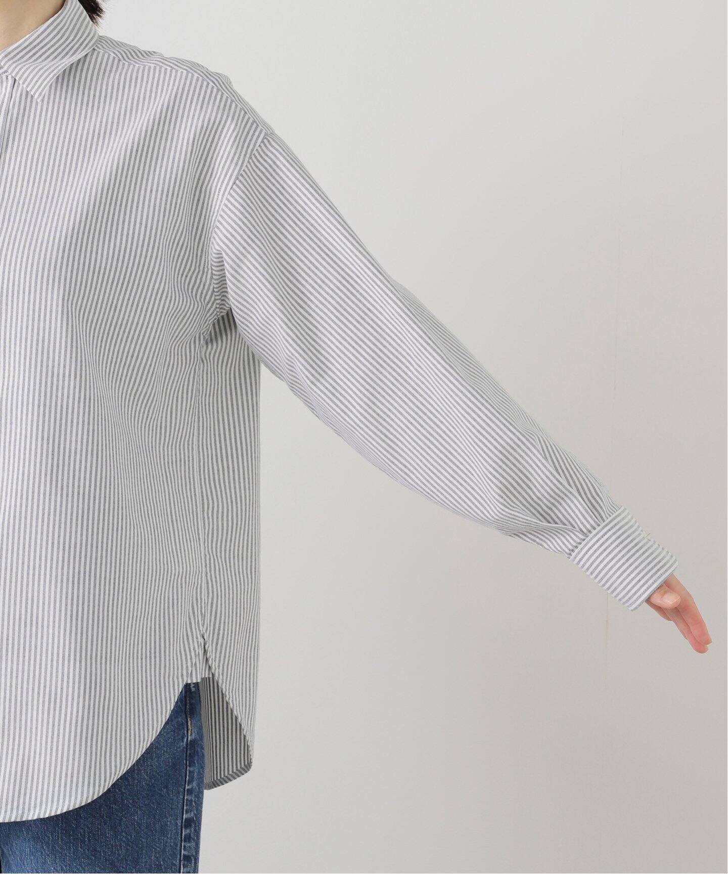 Cooldry Oxford Stripe Shirts（シャツ／ブラウス）｜L