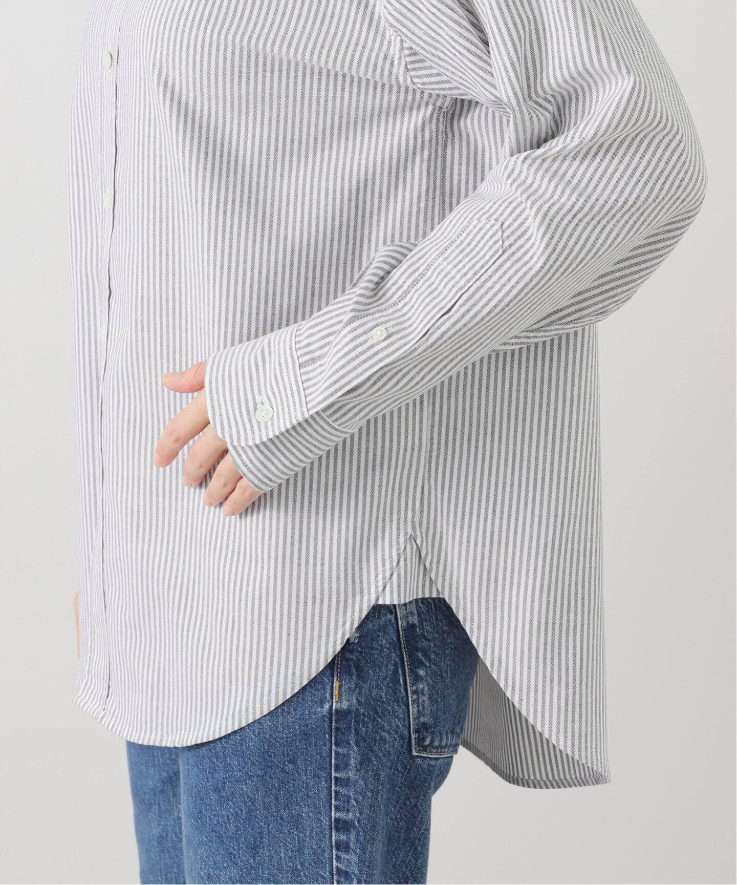Cooldry Oxford Stripe Shirts（シャツ／ブラウス）｜L