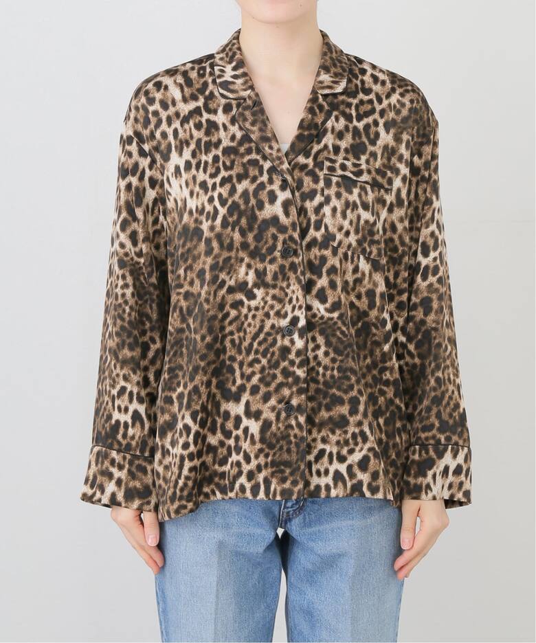 Leopard Pajama Shirts（シャツ／ブラウス）｜L