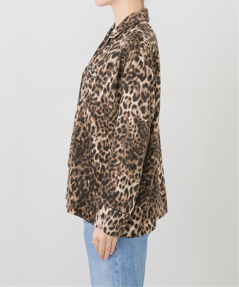 Leopard Pajama Shirts（シャツ／ブラウス）｜L