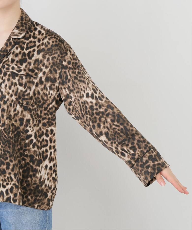 Leopard Pajama Shirts（シャツ／ブラウス）｜L
