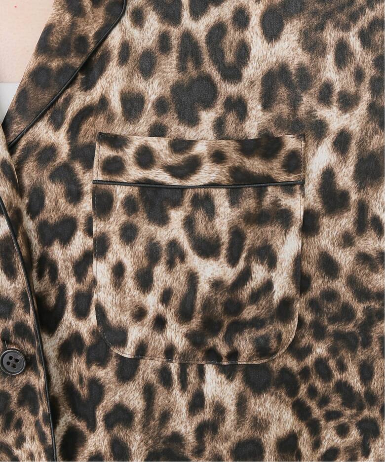Leopard Pajama Shirts（シャツ／ブラウス）｜L