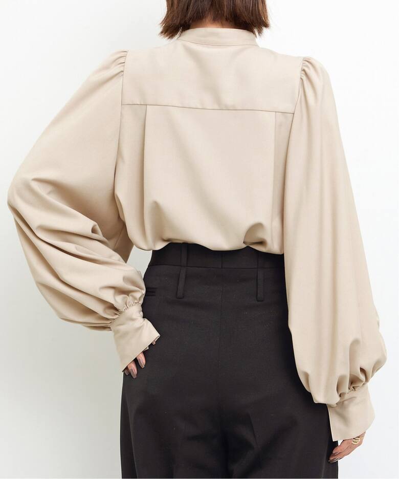 Washable Gather Blouse（シャツ／ブラウス）｜L