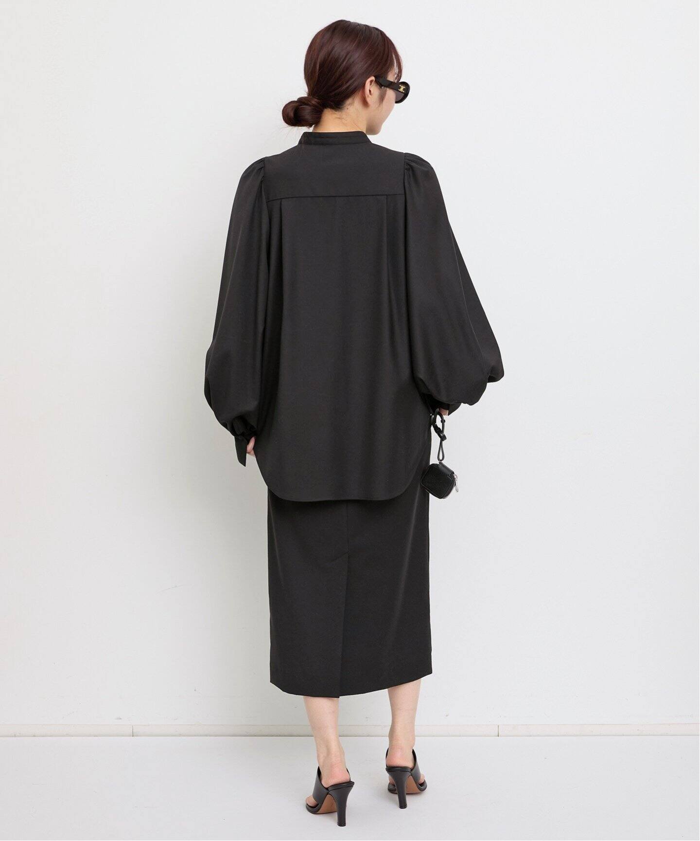 Washable Gather Blouse（シャツ／ブラウス）｜L