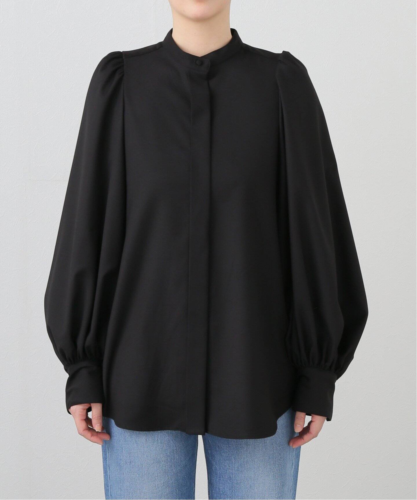 Washable Gather Blouse（シャツ／ブラウス）｜L