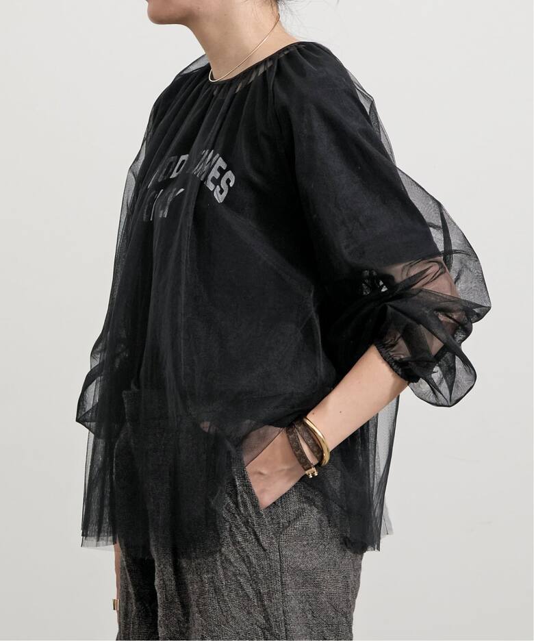 Tulle Blouse（シャツ／ブラウス）｜L