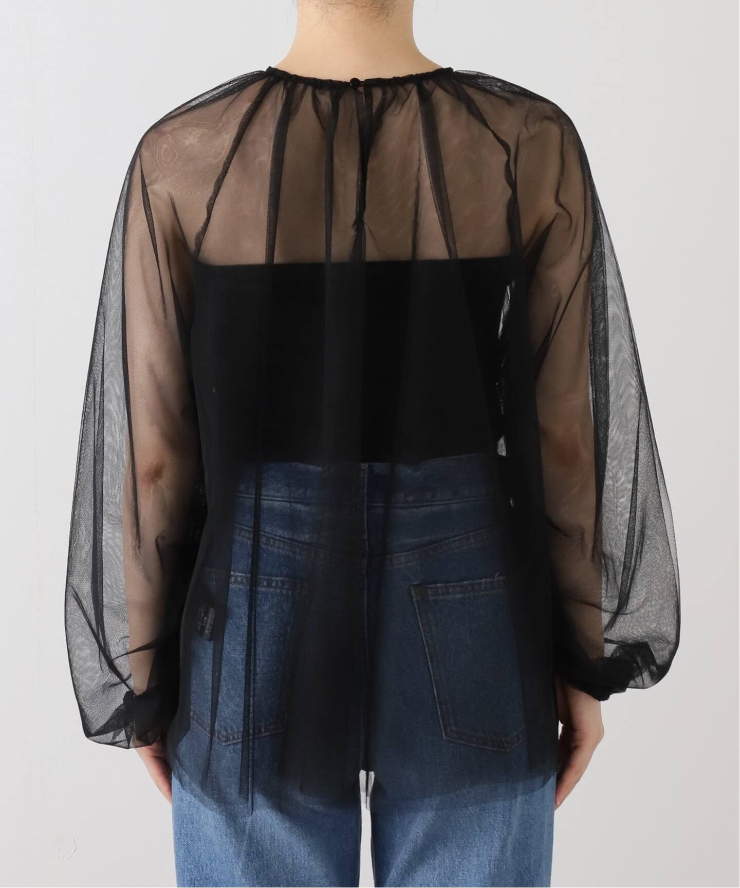 L'Appartement Tulle Blouse ブラック フリー Tulle Blouse（シャツ／ブラウス）｜L'Appartement（アパルトモン）の
