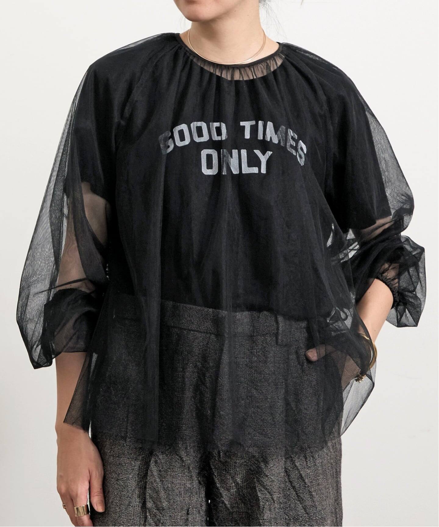 Tulle Blouse（シャツ／ブラウス）｜L