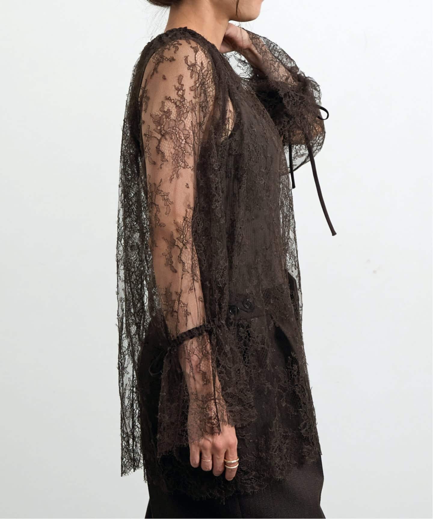 アパルトモン リジエール 24AW Lace Blouse レースブラウス Lace Blouse（シャツ／ブラウス）｜L'Appartement（アパルトモン