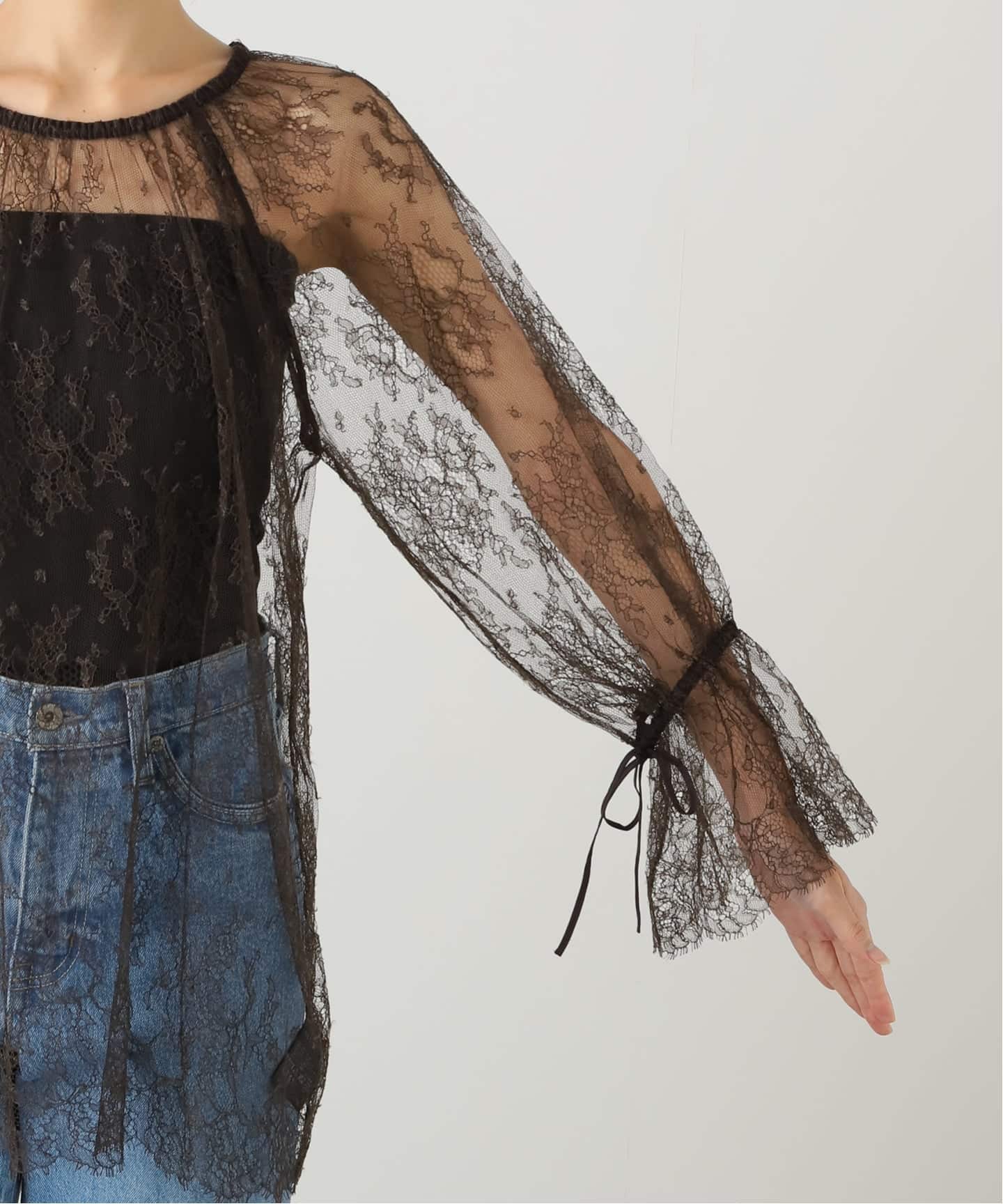 アパルトモン リジエール 24AW Lace Blouse レースブラウス Lace Blouse（シャツ／ブラウス）｜L'Appartement（アパルトモン