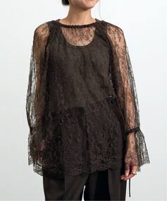 Lace Blouse（シャツ／ブラウス）｜L