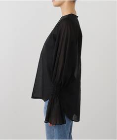 Sheer Voile Shirring Blouse（シャツ／ブラウス）｜L