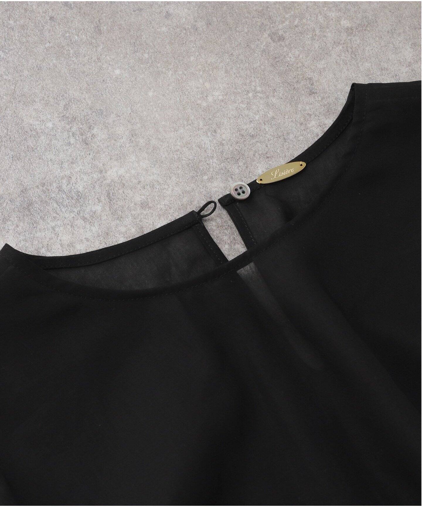 Sheer Voile Shirring Blouse（シャツ／ブラウス）｜L