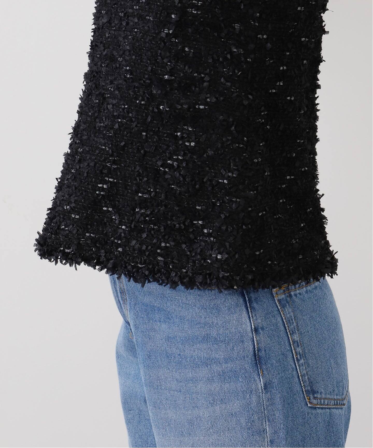 Fancy yarn Tweed Bustie（その他トップス）｜L