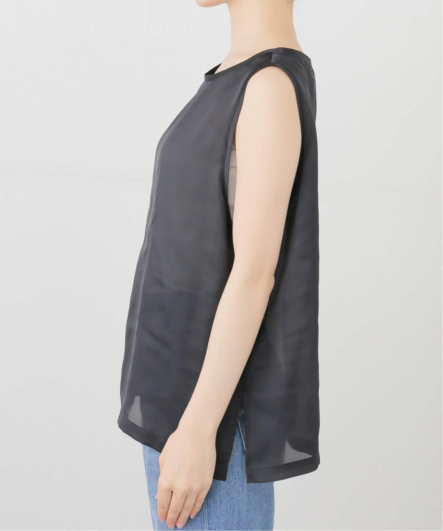 完売☆L'Appartement Sheer Blouseシアーブラウス☆新品 No Sleeve Sheer Blouse（シャツ／ブラウス）｜L'Appartement