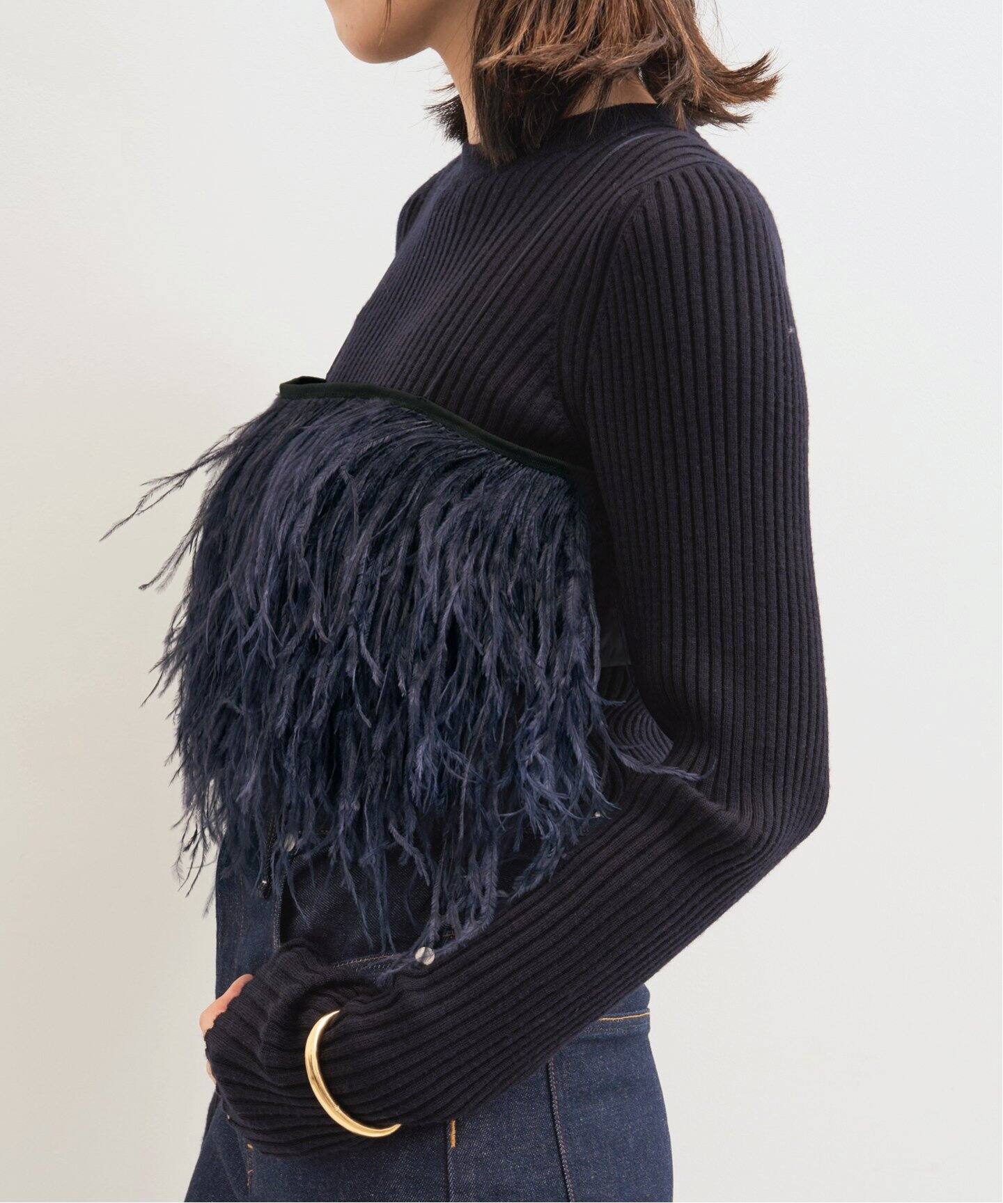 FEATHER BUSTIER（その他トップス）｜L