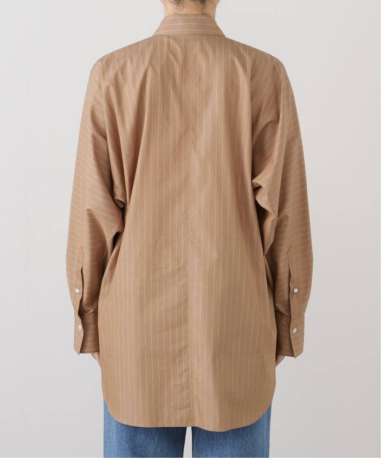 DOLMAN SLEEVE STRIPE SHIRT（シャツ／ブラウス）｜L