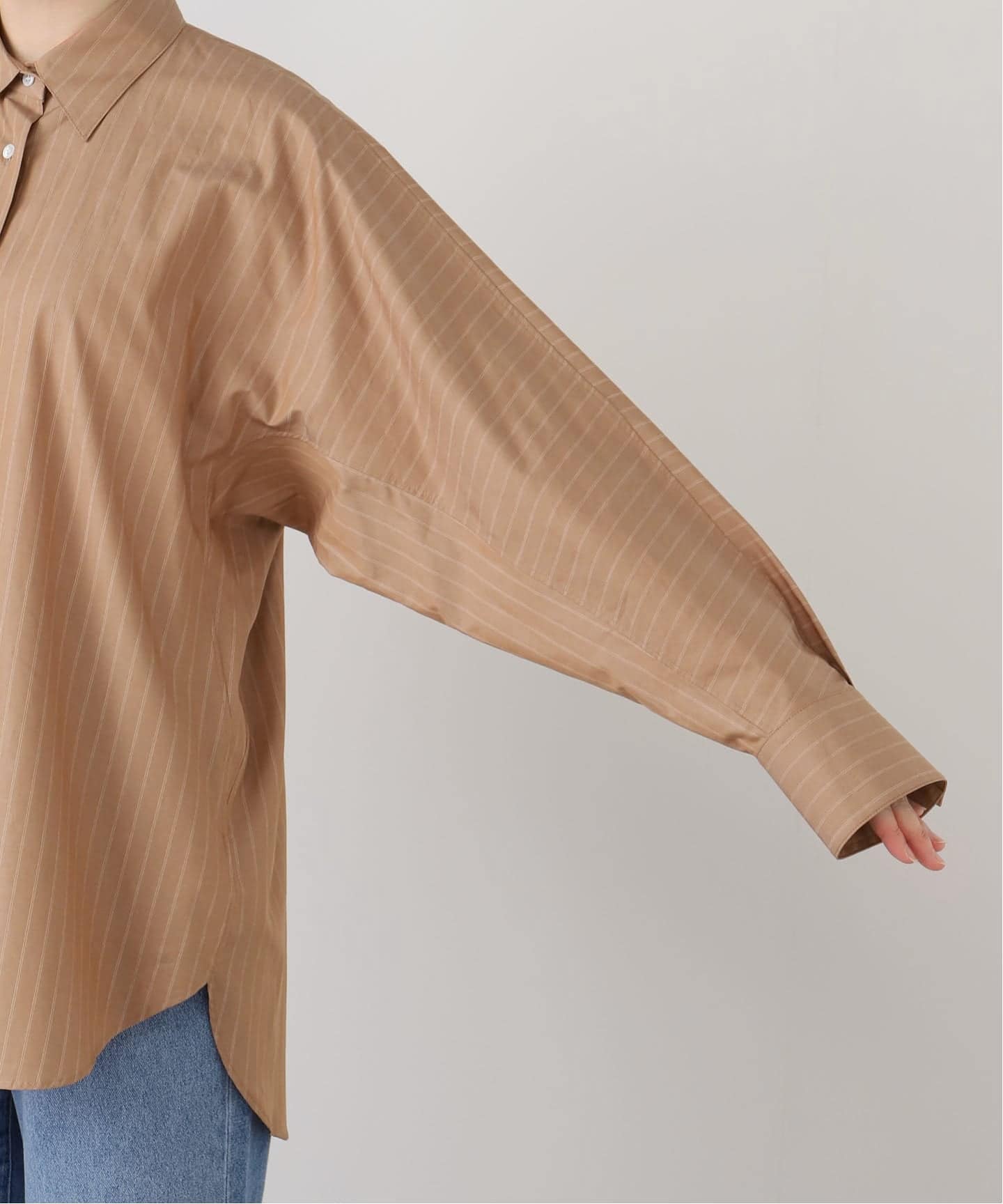 トップス L'Appartement Stripe Sheer Shirt L'Appartement Stripe Sheer Shirts