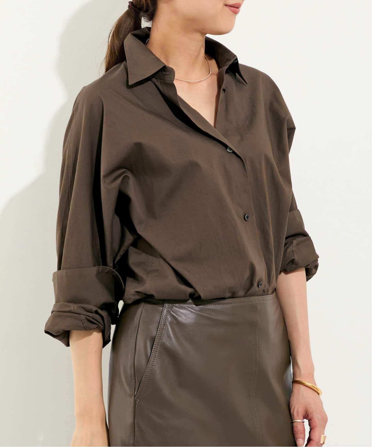 ORDINARY JOY/オーディナリー ジョイ】DOLMAN SLEEVE SHIRT（シャツ