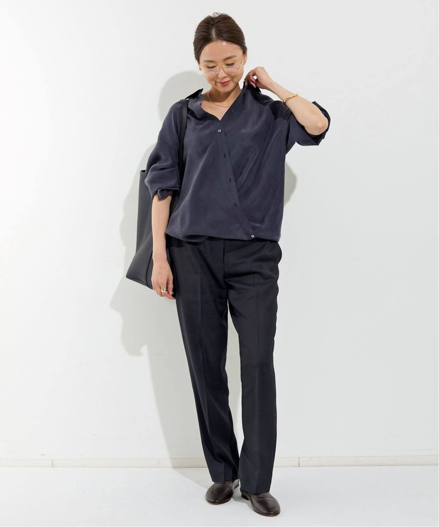SILK 2WAY SHIRT（シャツ／ブラウス）｜L'Appartement