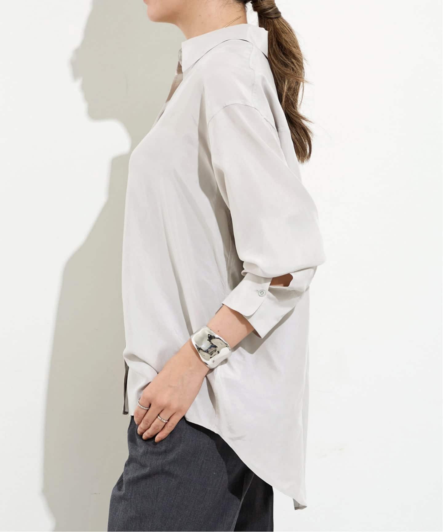 SILK 2WAY SHIRT（シャツ／ブラウス）｜L'Appartement