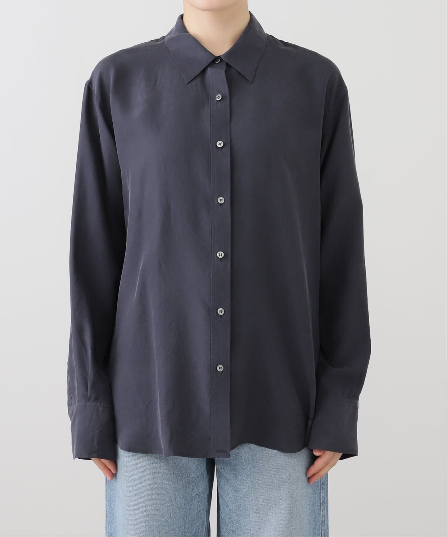 L'Appartementアパルトモン 2021SS GENTLEWOMAN SHIRTジェントルウーマンシャツ（オーバーサイズ）[LSHA78490] L'Appartementアパルトモン 2021SS GENTLEWOMAN SHIRTジェントル