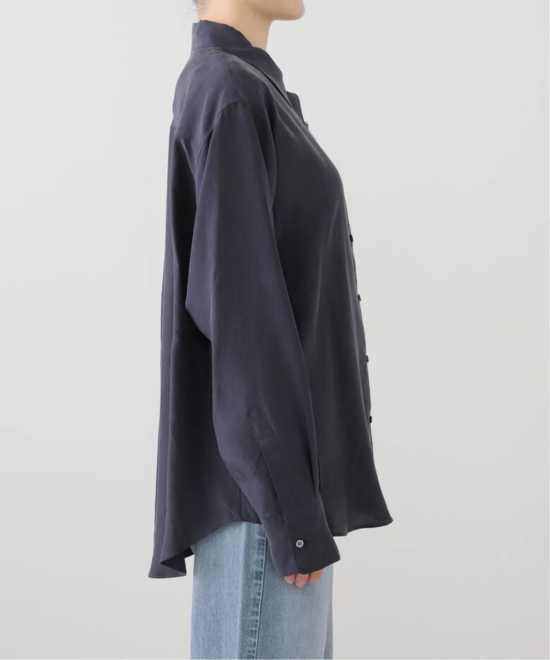 SILK 2WAY SHIRT（シャツ／ブラウス）｜L 