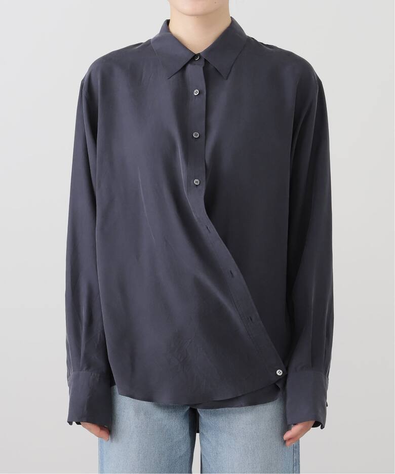 SILK 2WAY SHIRT（シャツ／ブラウス）｜L 