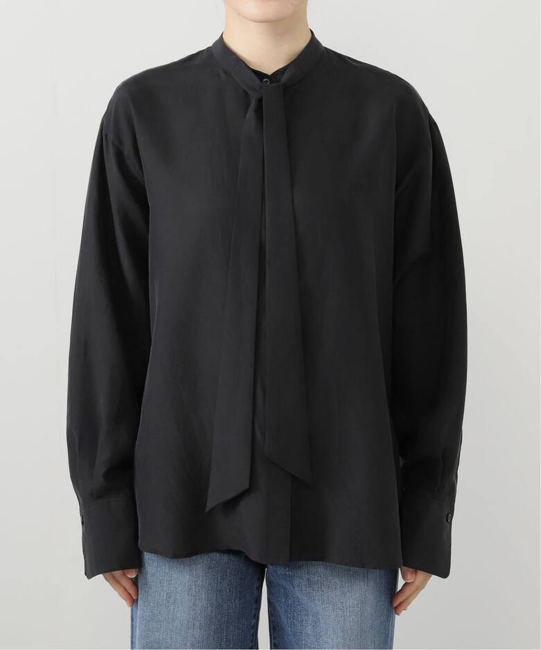 SILK BOWTIE BLOUSE（シャツ／ブラウス）｜L